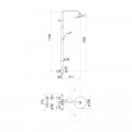Душевая колонна Nobili ABC AB87130/30CR - Фото 1